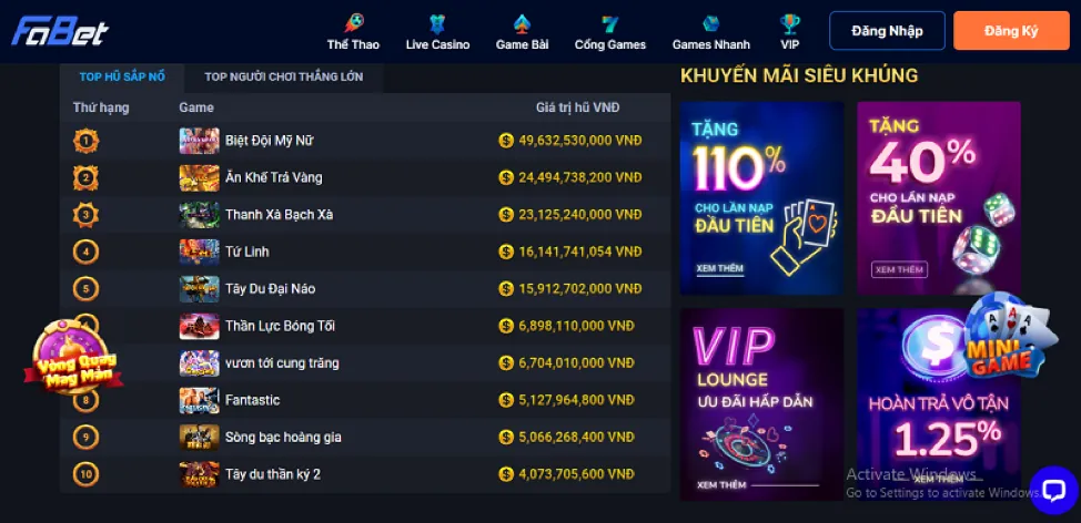 Cơ hội chiến thắng tại Pet88